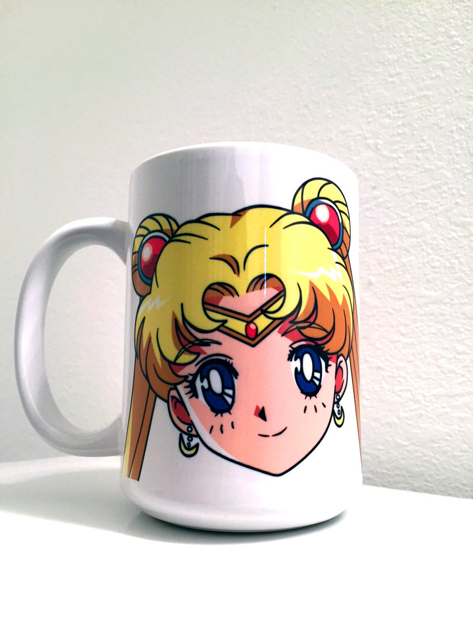 Items Similar To Sailor Moon Mug Cup Coffee Collectible Anime Cartoon