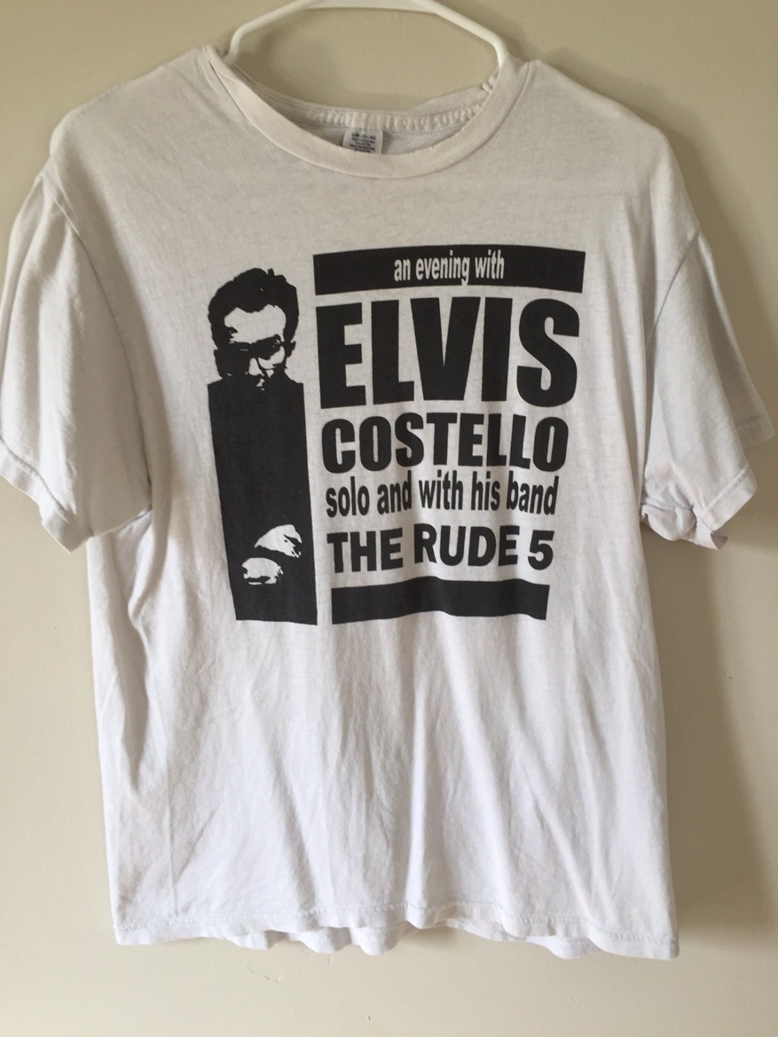 Vintage Elvis Costello T Shirt 99