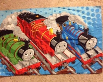 personalized thomas the train pillowcase