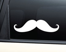 Popular Items For Mustache Vinyl Decal On Etsy