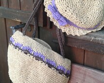 bolsos hechos a mano de rafia