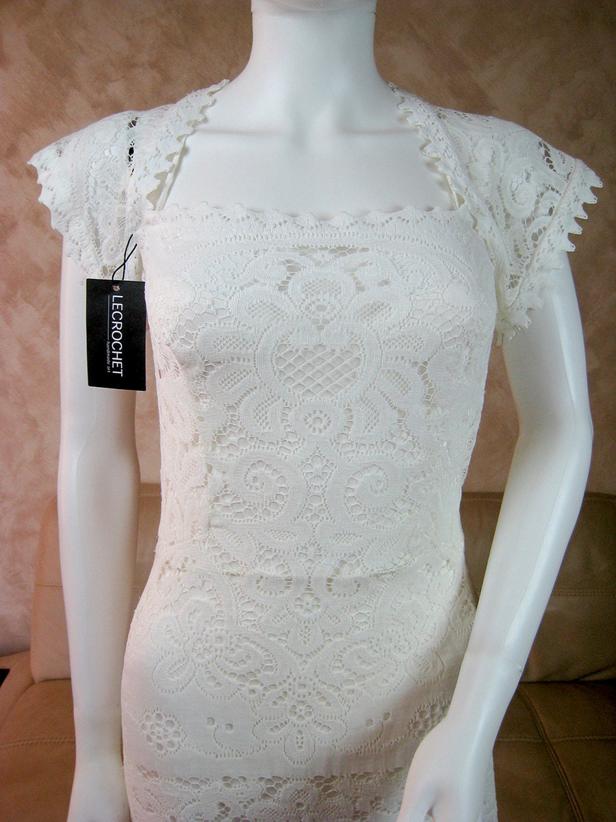 Exclusive Crochet Wedding Dress With Ruffles The Finished