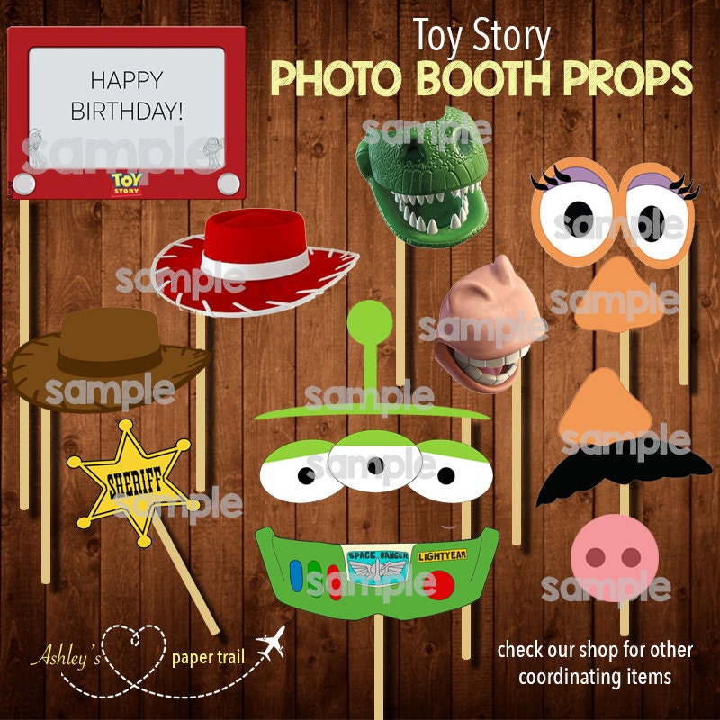 TOY STORY Photo Booth Props And Or Cutouts By AshleysPaperTrail