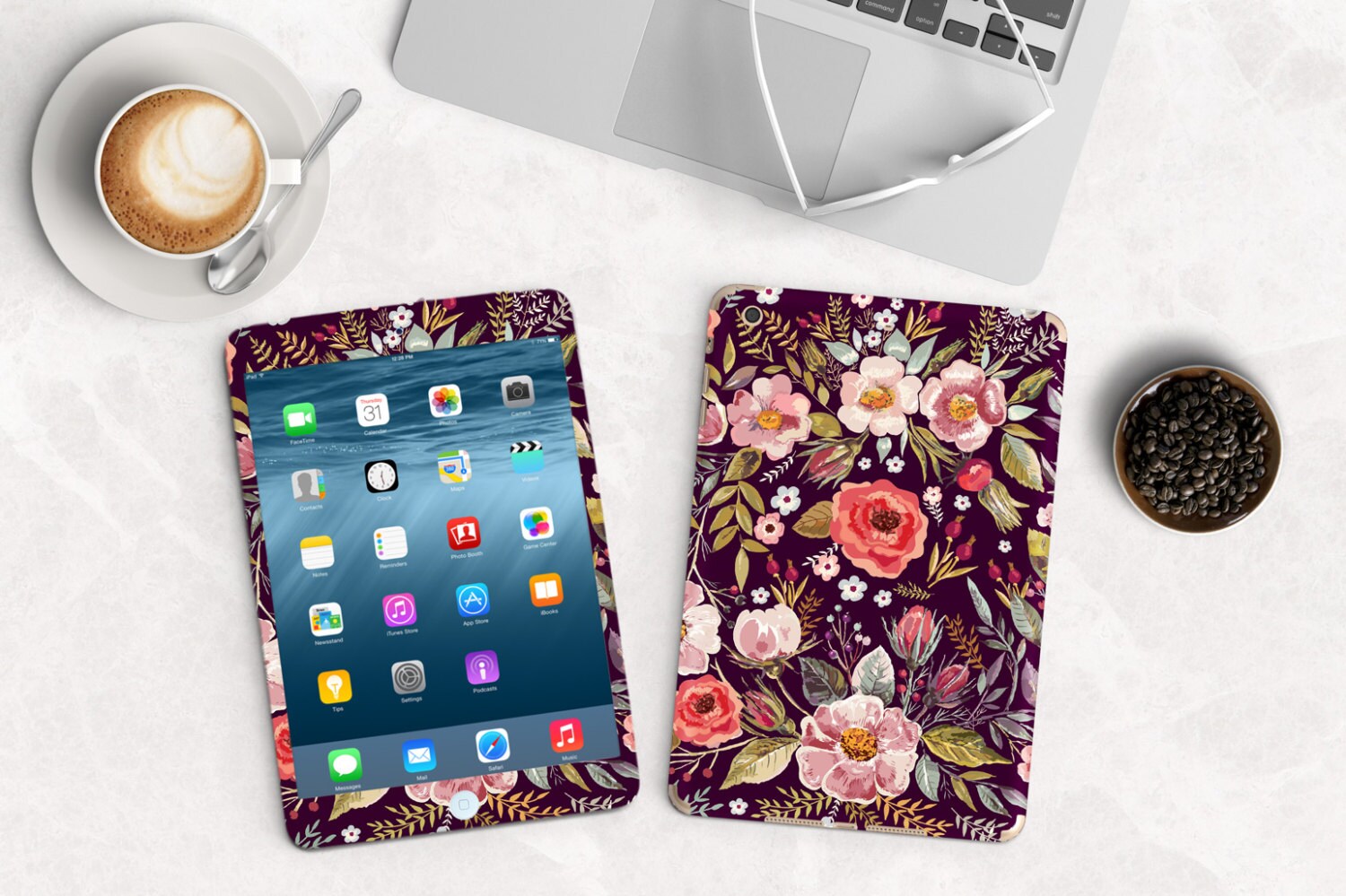 Midnight Floral Medley Vinyl Skin For The IPad Air 2 IPad