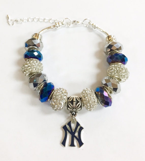 Items Similar To MLB New York Yankees Logo Baseball Bracelet On Etsy