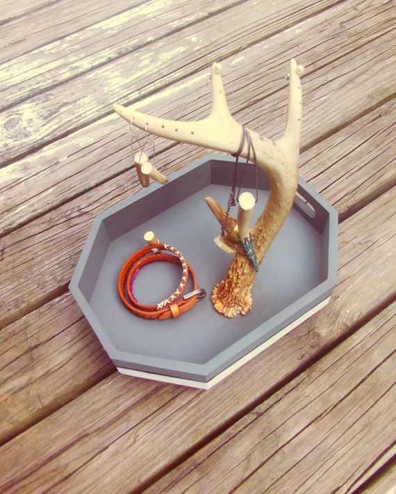 Deer Antler Jewelry Holder Jewelry Organizer By Chicshedjewelry