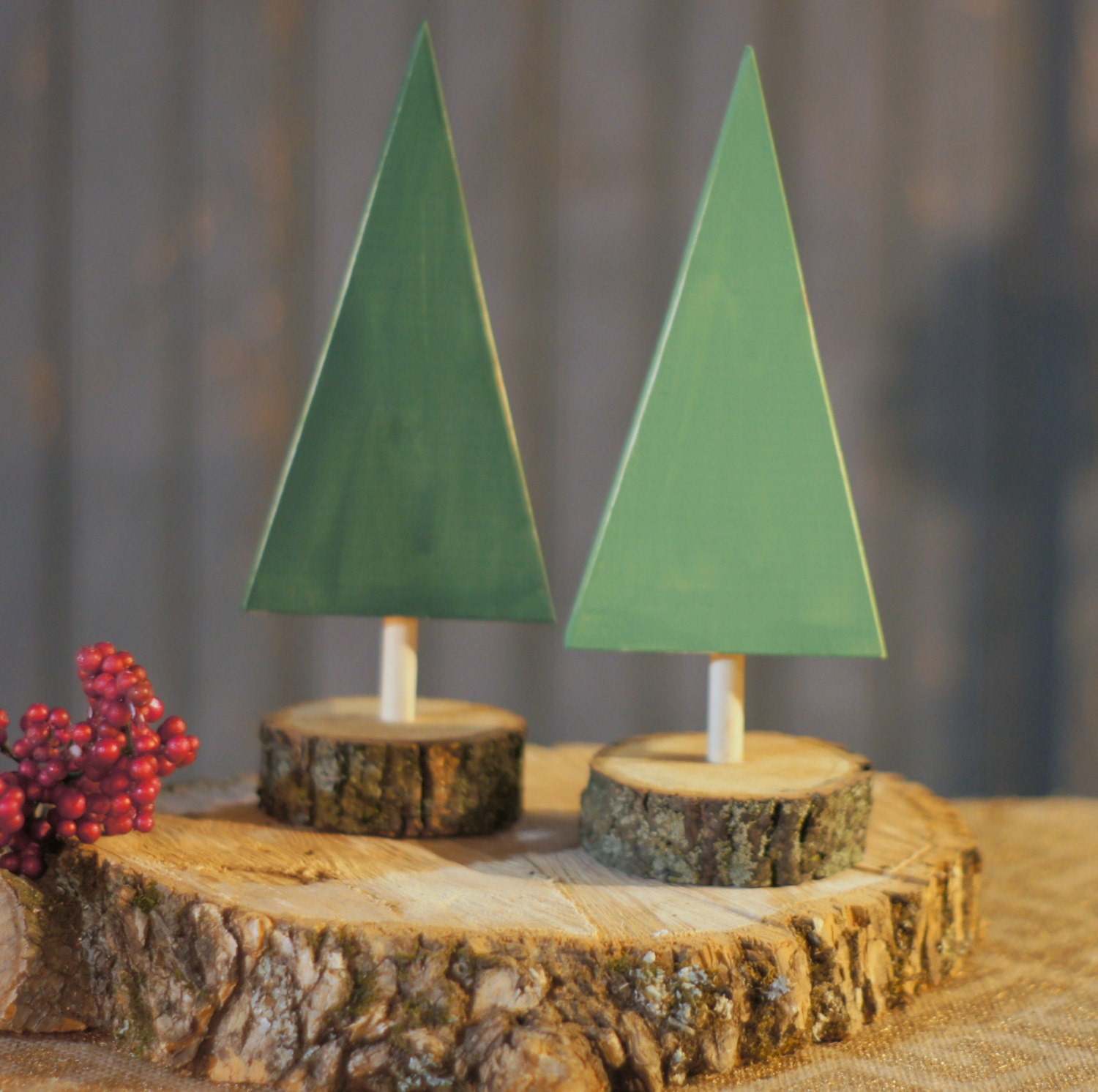 Wooden Christmas Trees Rustic Wood Christmas By Gftwoodcraft