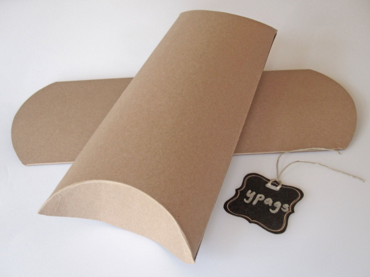 Pillow Boxes 10 Kraft Pillow Boxes Kraft Boxes Kraft Paper