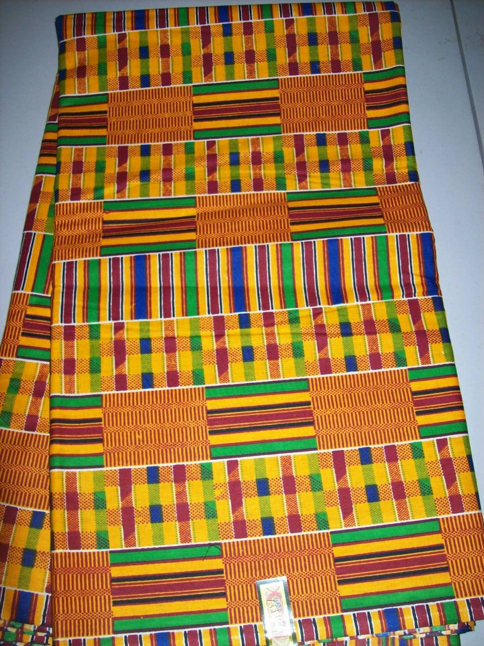 Traditional Kente 1 African Fabric By The Yard Kente Prints