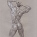 Print Fine Art Print Fine Art Drawing MALE NUDE In Pencil