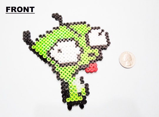 Invader Zim Gir Perler Bead Sprite