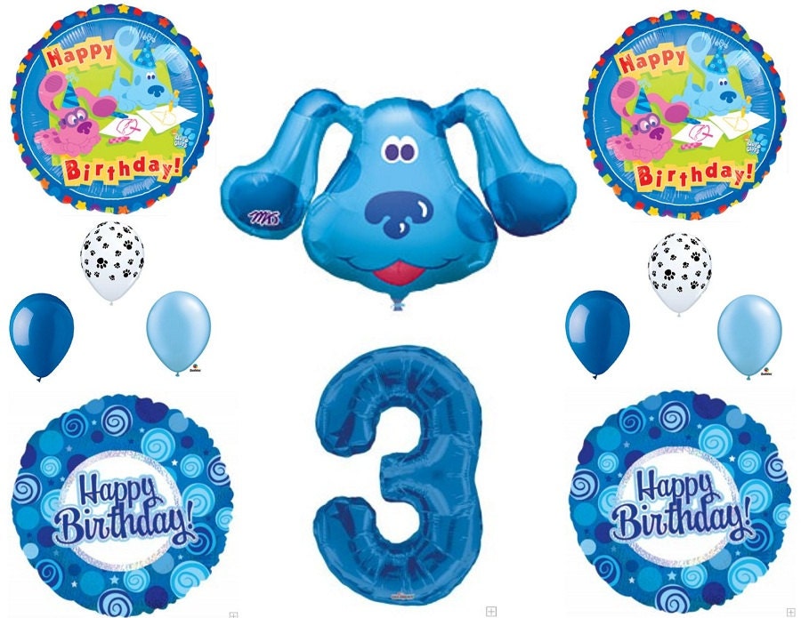 Blues Clues Rd Happy Birthday Party Balloons By Candspartysupply