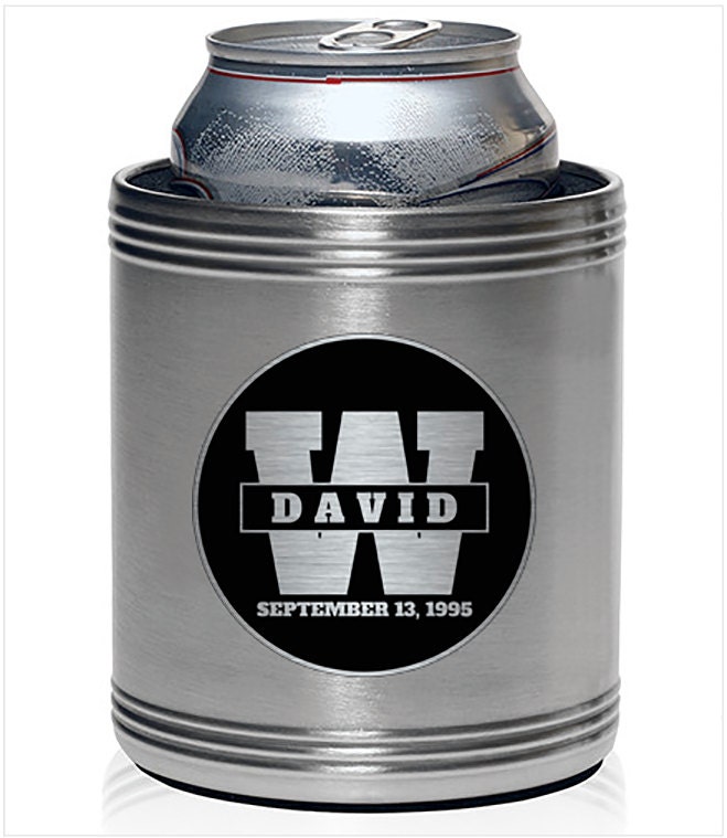 Personalized Stainless Steel Can Bottle Koozie For By Liquidlaser