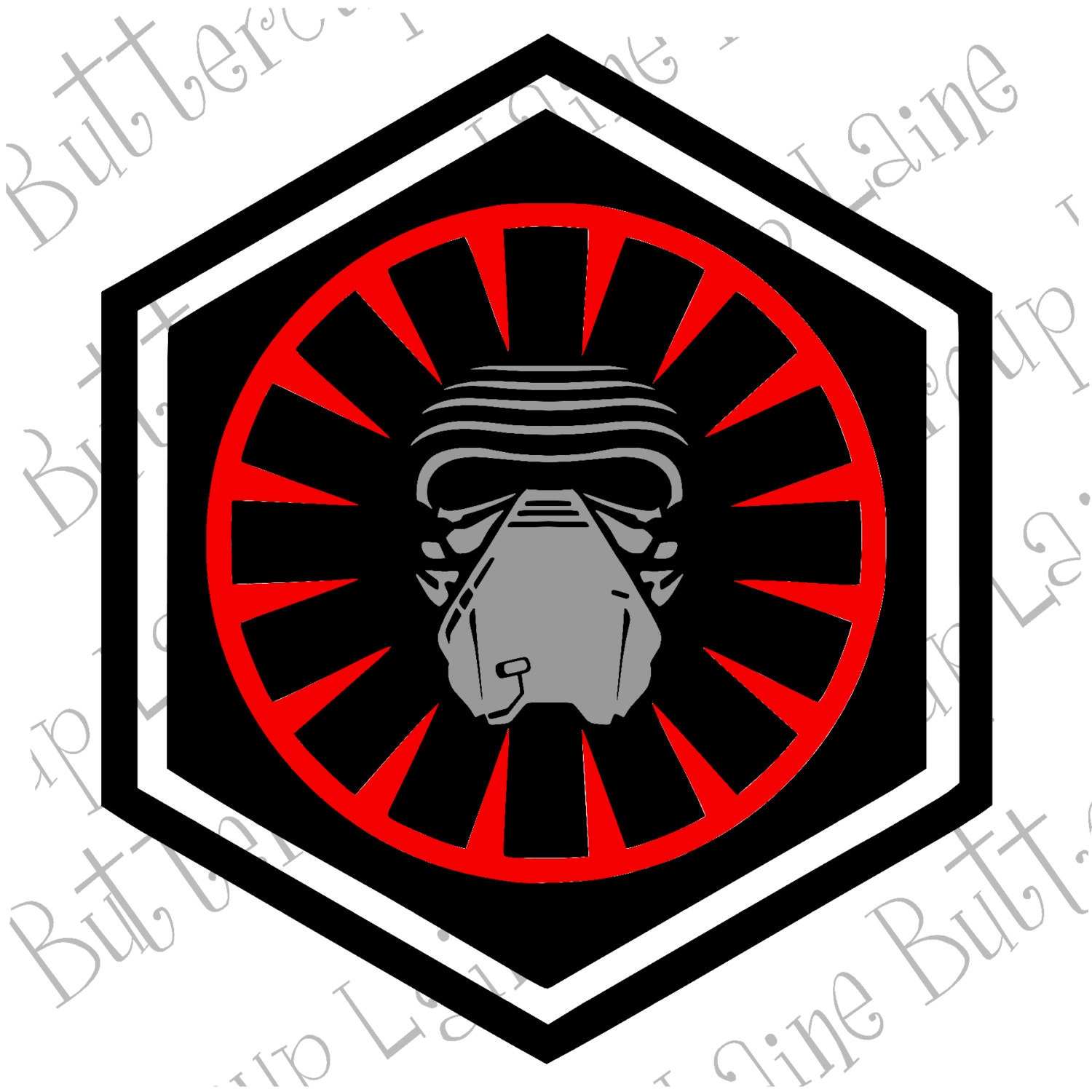 Kylo Ren Star Wars Sith Yeti Vinyl Decal