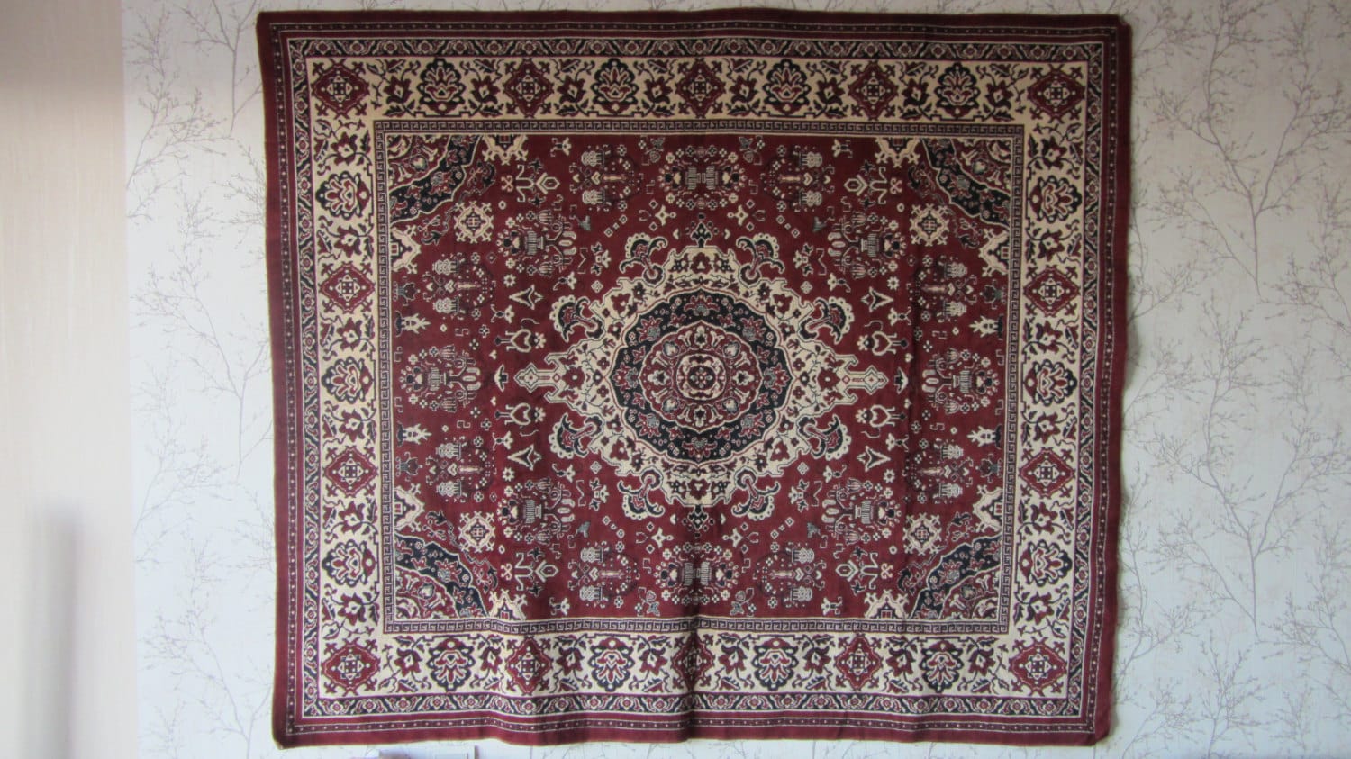 Vintage Original Divandec Carpet from Germany, New mint condition, Home decor Ca