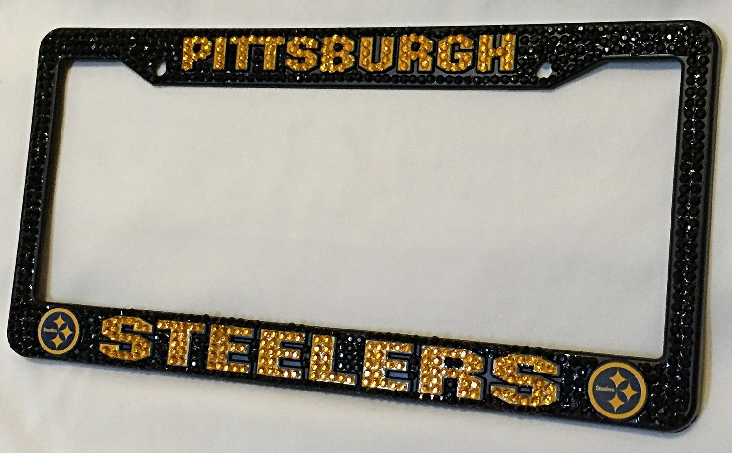 Pittsburgh Steelers Inspired License Plate Frame By Livelaughshine