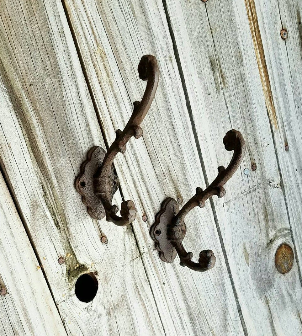 Wall Hook Coat Hook Rustic Hook Cast Iron Wall Hook Entry