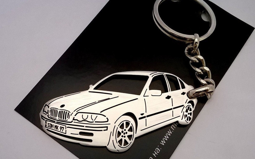 Bmw Keychain BMW E46 Personalised Keyring BMW Car Keychain