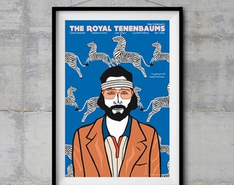 THE ROYAL TENENBAUMS Inspired Poster Art Print Movie Poster