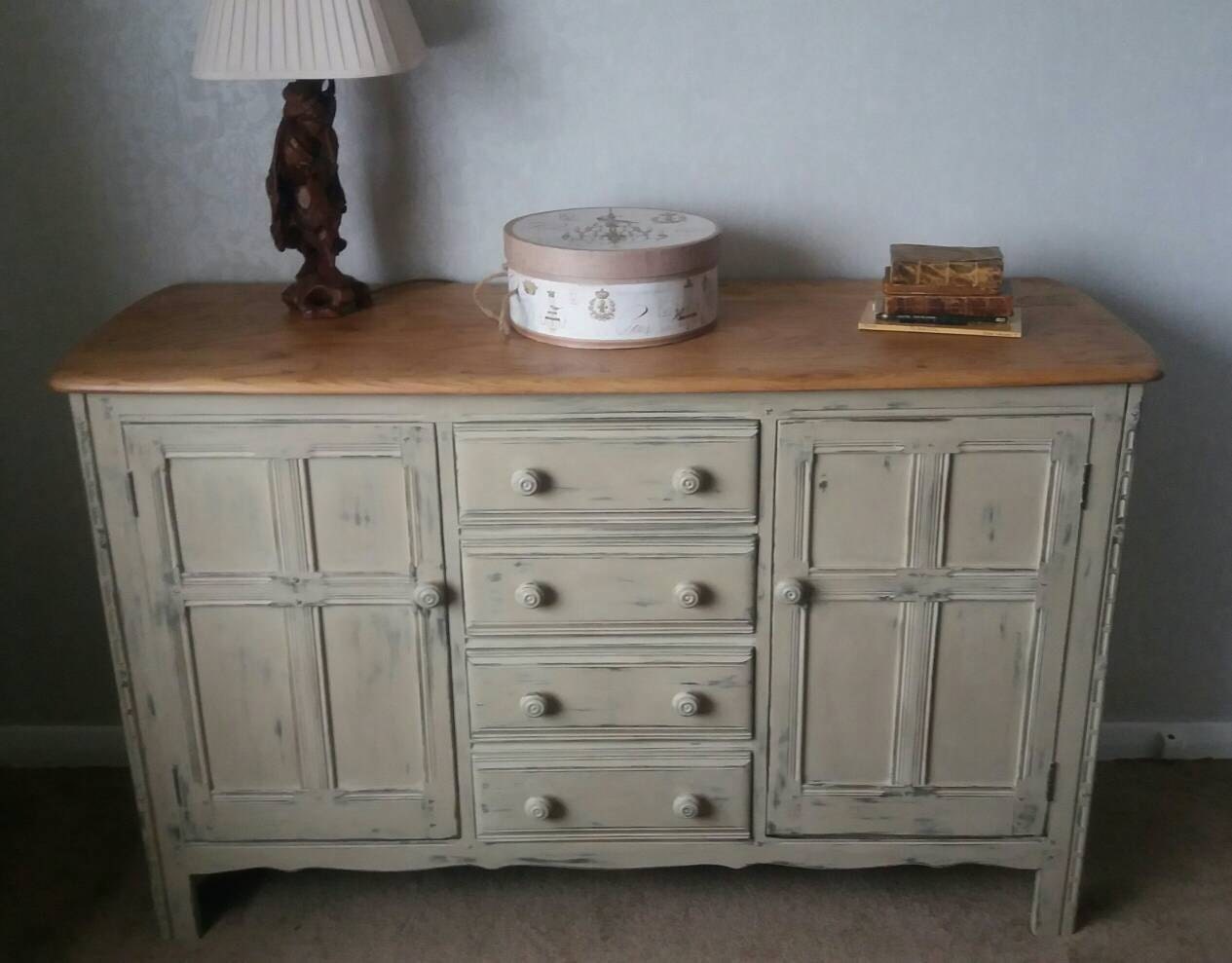 Ercol Sideboard Beautifully Upcycled In Shabby Chic Style