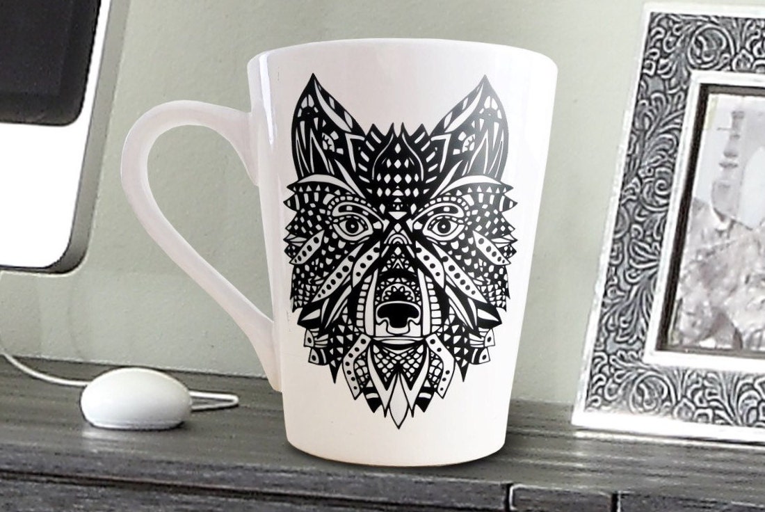 Wild And Free Mug Bohemian Coffee Mug By PixieDreamsCreations