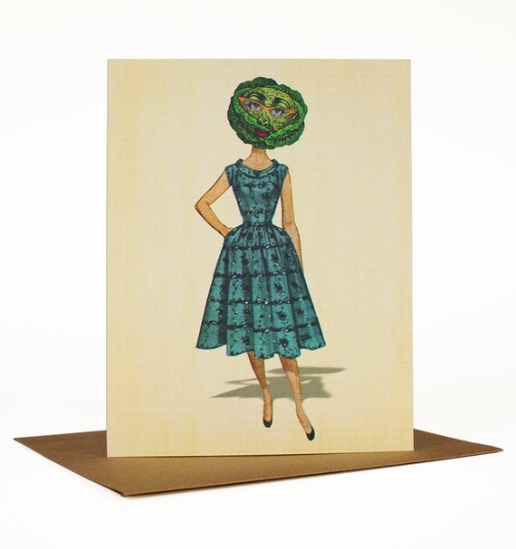 Madame Chou Quirky Best Friend Card Retro Thank You Card Madame Chou Quirky Best Friend Card Retro Thank You Card