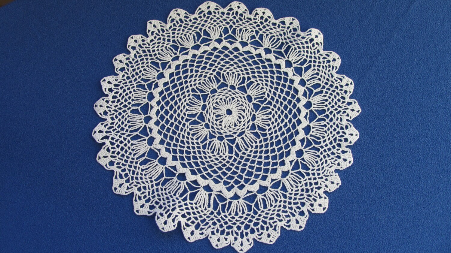 Vintage Crochet cotton USSR napkin, Crochet lace napkin, Cotton napkin, Cotton l