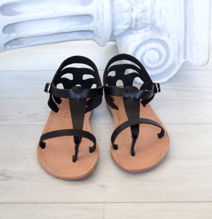 sandalias de cuero hechas a mano artesanales