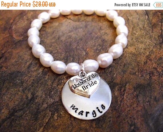 Items Similar To Mother Of The Bride Pearl Strand Bracelet Mother Of