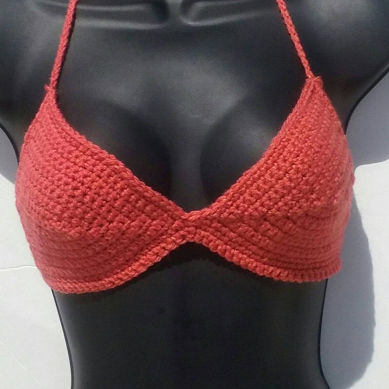 Items Similar To Summer Trends Pink Coral Crochet Bikini Women