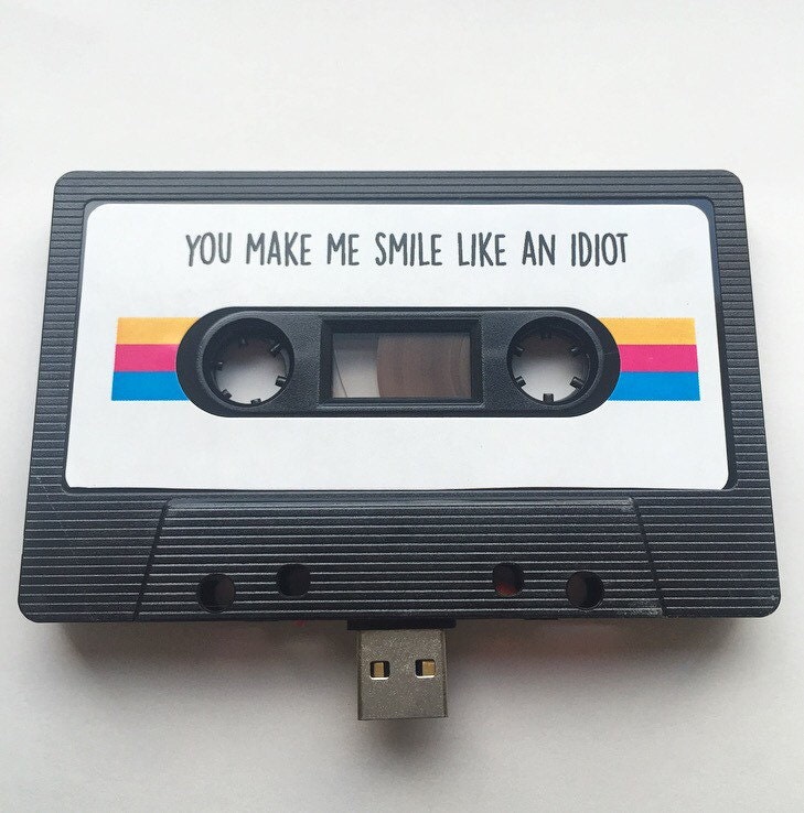 8GB USB Mixtape Retro Personalised Gift By TheBlankRecordStore