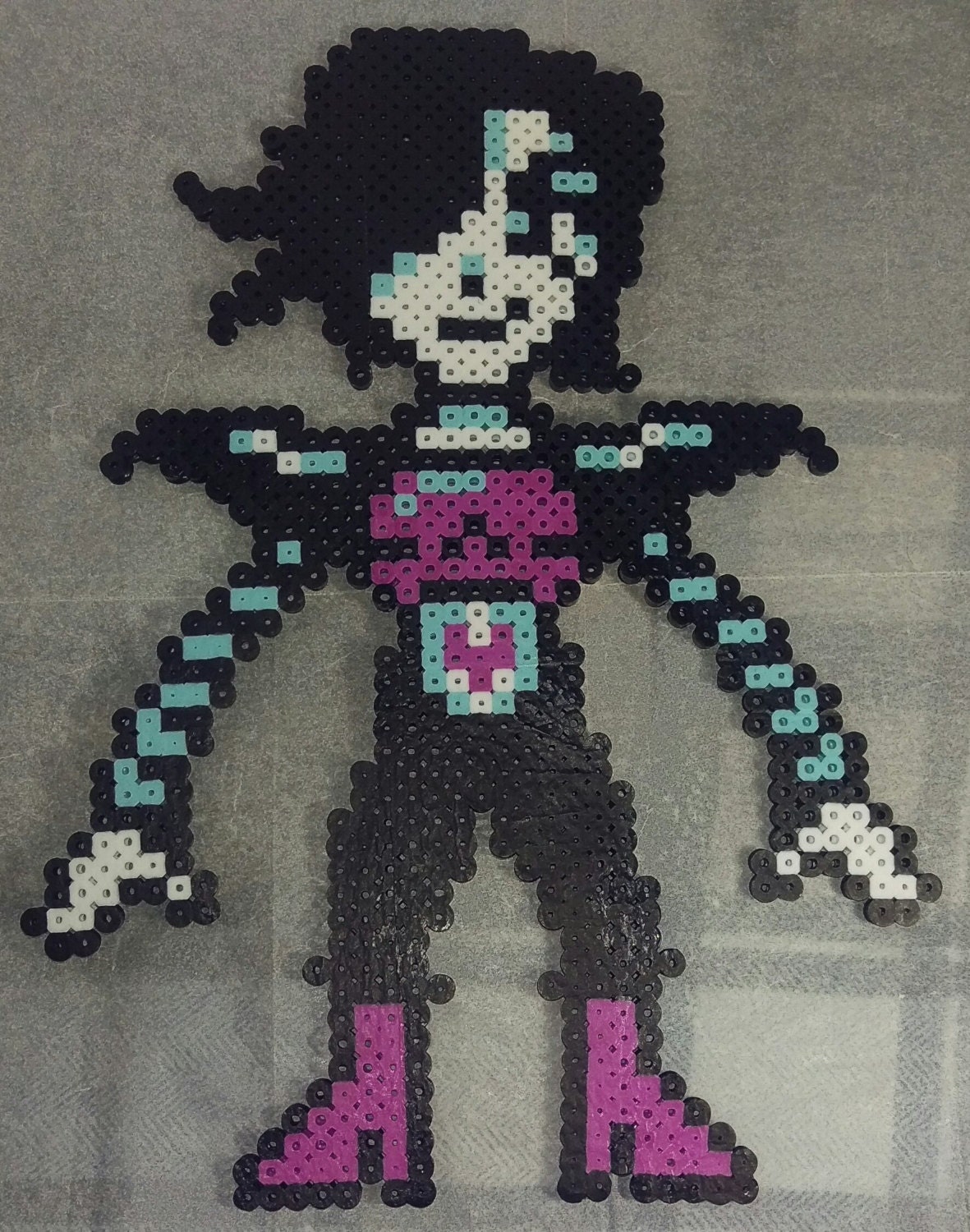 Undertale Inspired Mettaton Perler Bead Art By Xyzpixelcrafts