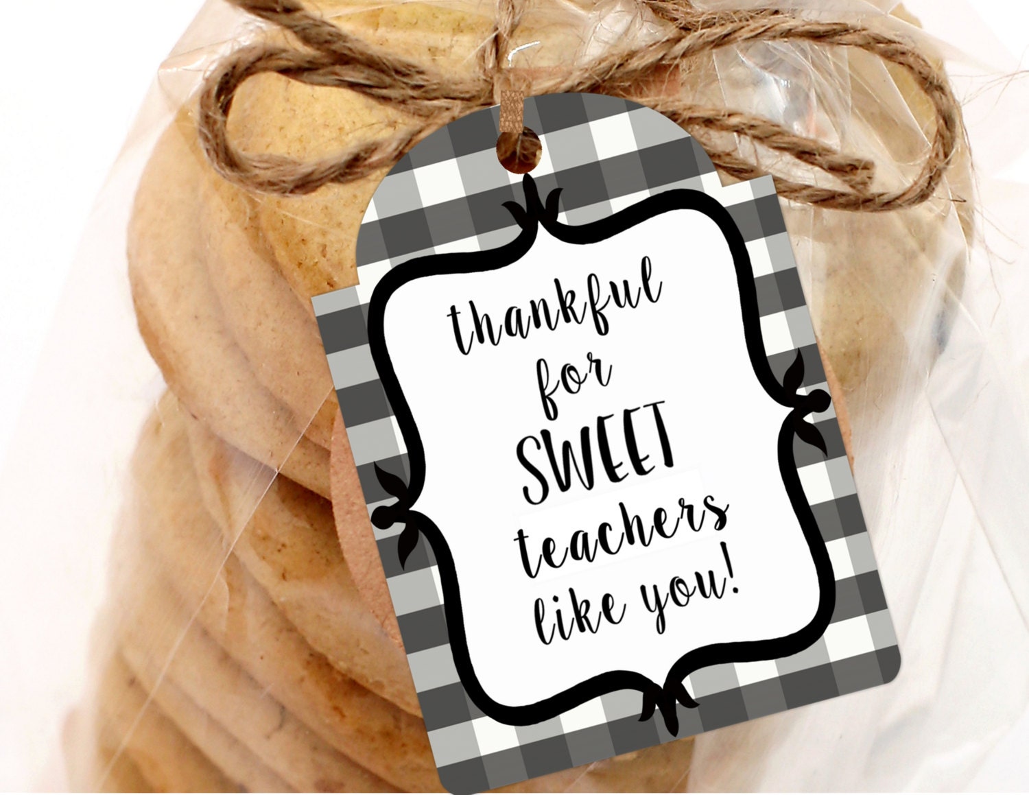 Printable Thankful For Sweet Teachers Gift Tags Printable