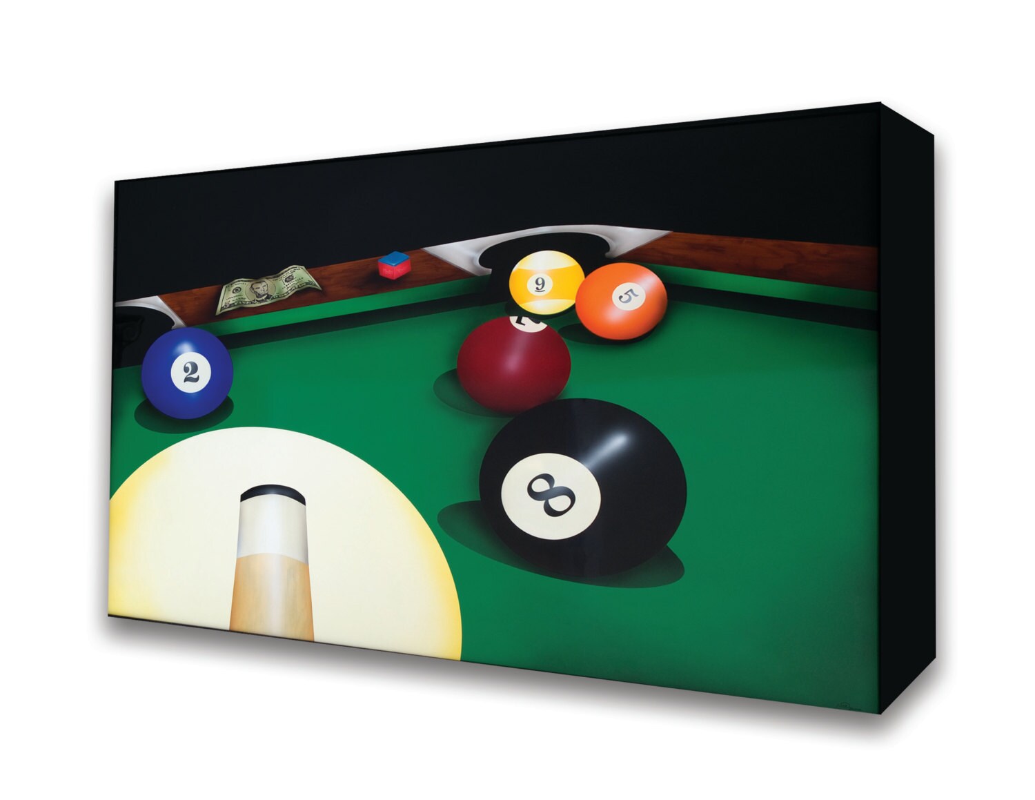 Billiards Canvas Wall Art Print Billiards Table Pool Balls