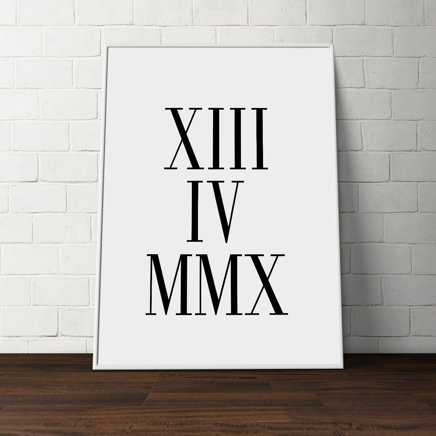 Roman Numerals Printable Poster My XXX Hot Girl