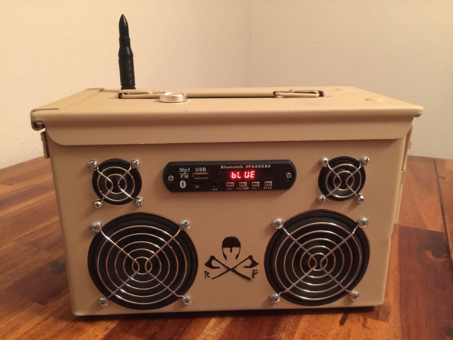 Ammo Can Rechargeable Stereo Boombox By TheRagnarokForge On Etsy