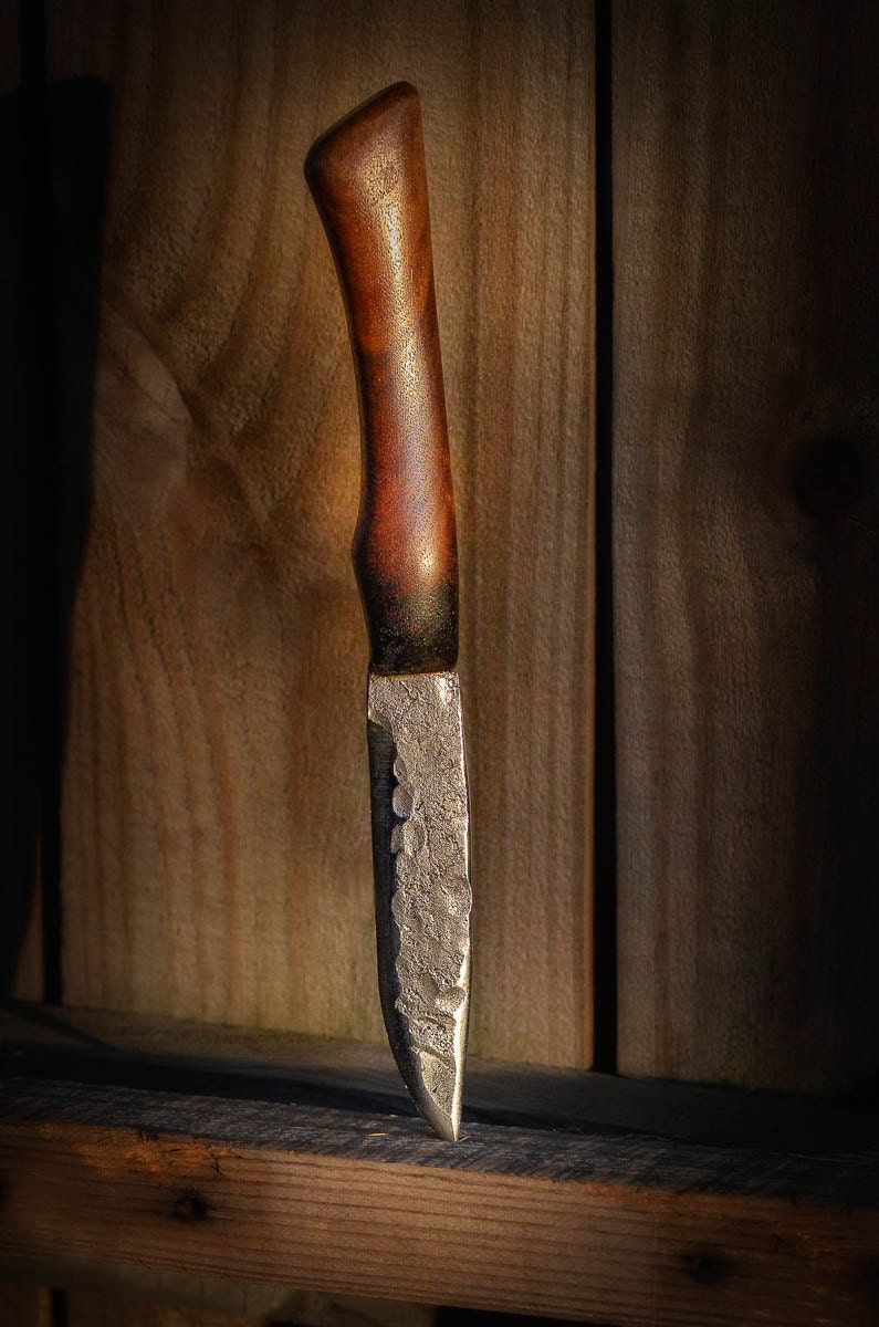 Handforged Primitive Frontier Style Knife With By PWTradeGoods