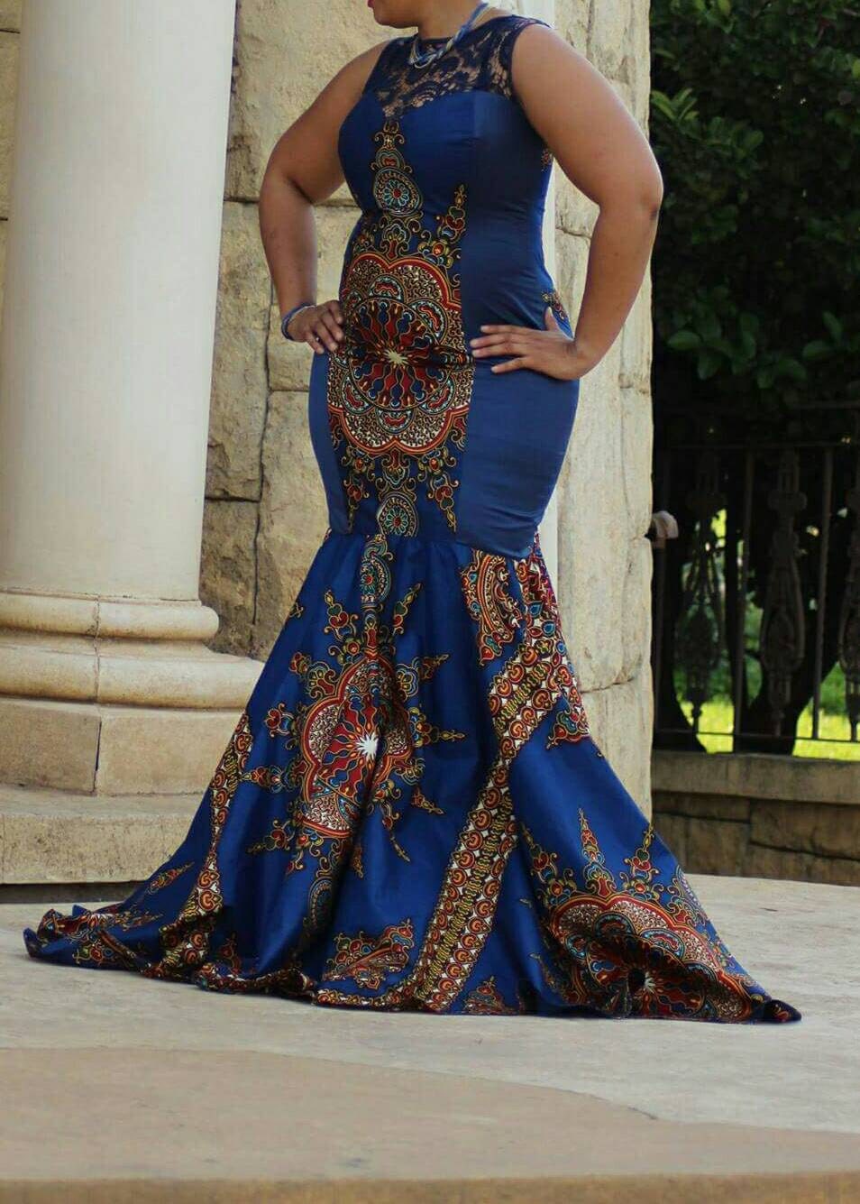 African Print Dashiki Gown Dashiki Dress By TMFashionaccessories