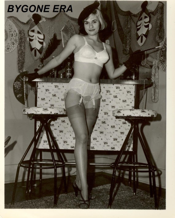 Lingerie Model S Pinup Girl Tiki Bar Poster Art Photo