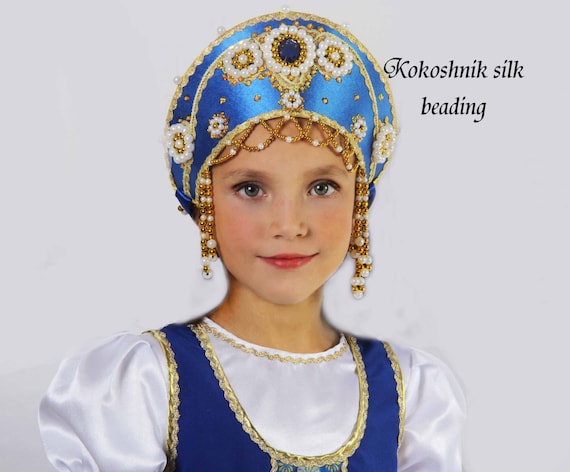 Русский кокошник для девочки Русский кокошник для девочки