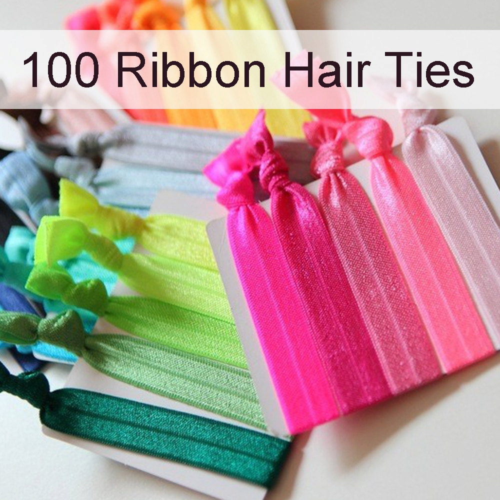 Ribbon Hair Ties Elastic Ribbon Hair Ties No Crease