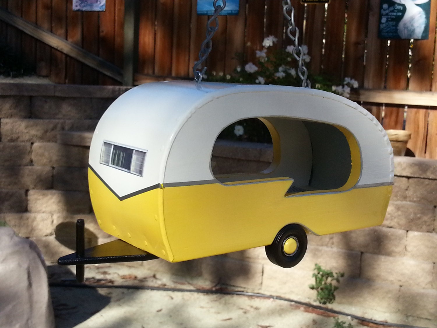 Vintage S S Travel Trailer Bird Feeder By Huntershandcrafts