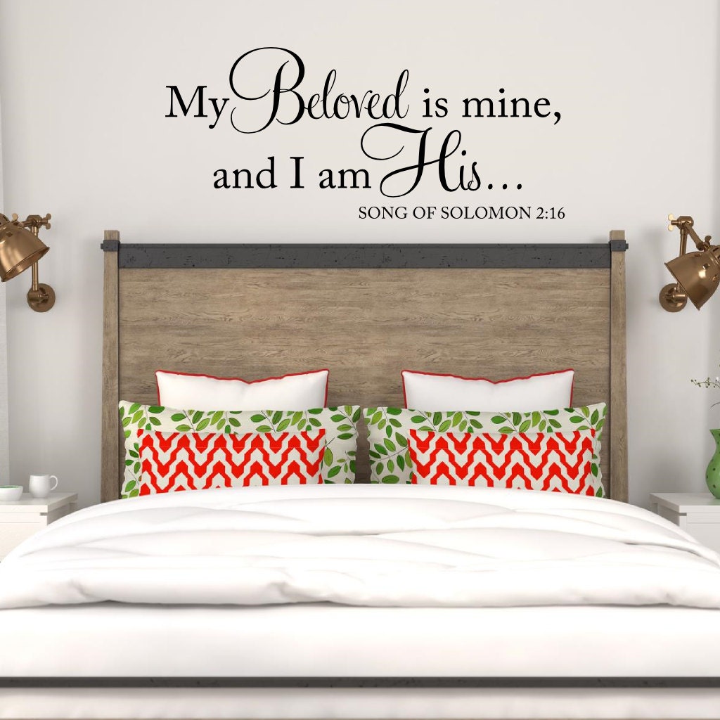 My Beloved Is Mine And I Am His Wall Decal Song Of Solomon