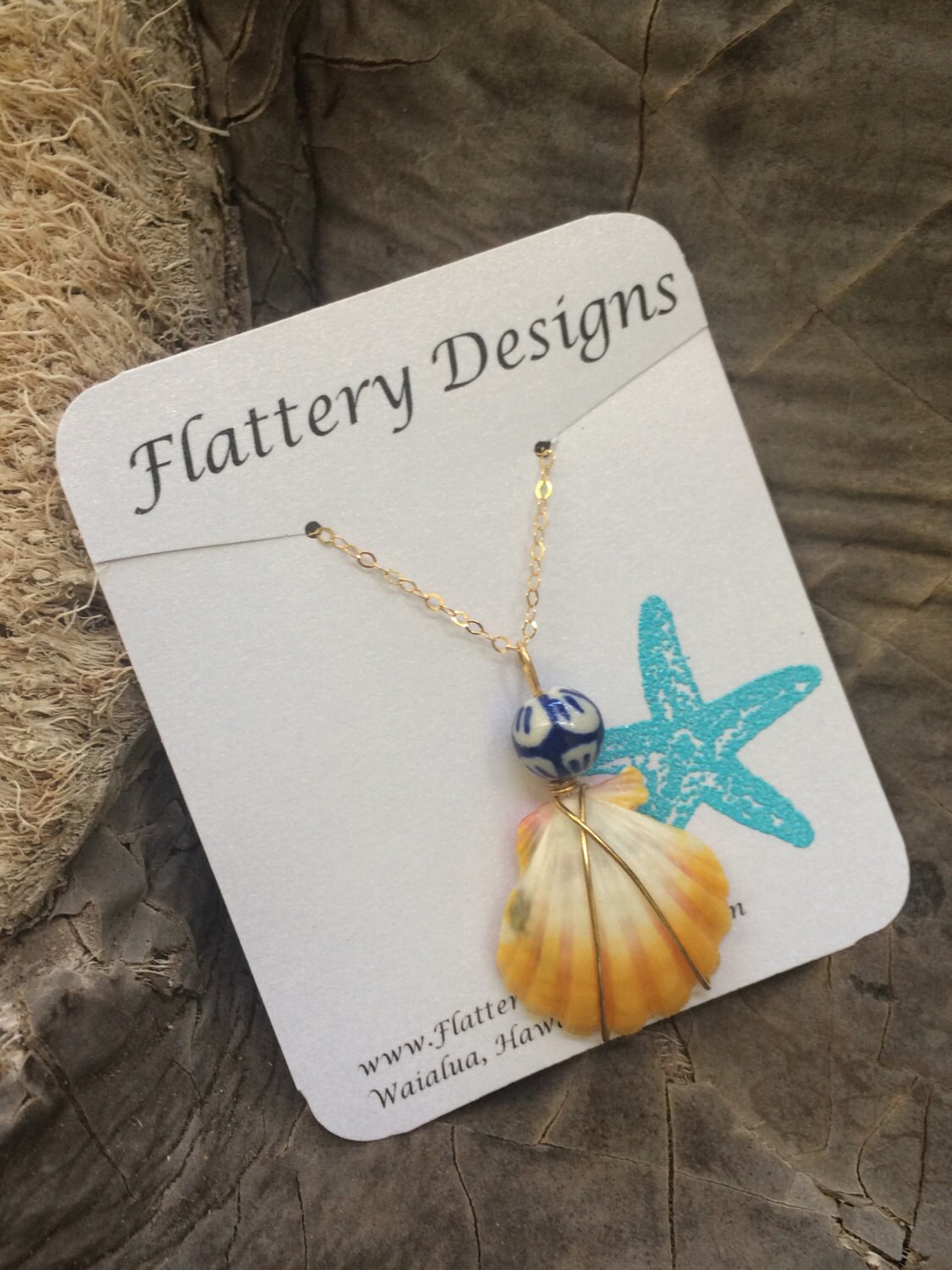 Hawaiian Sunrise Shell Necklace By Flatterydesigns On Etsy