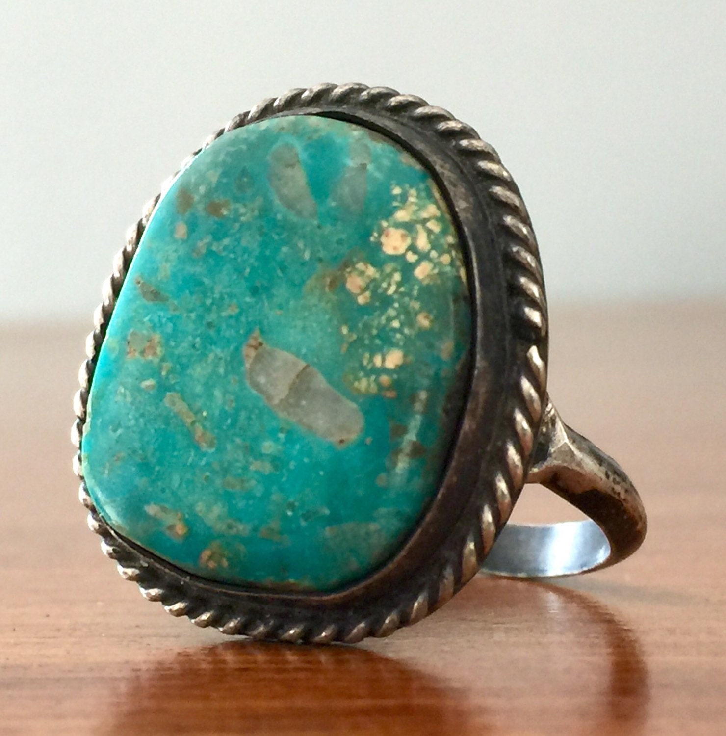 Navajo Turquoise Ring Vintage Navajo Ring Old Pawn Ring