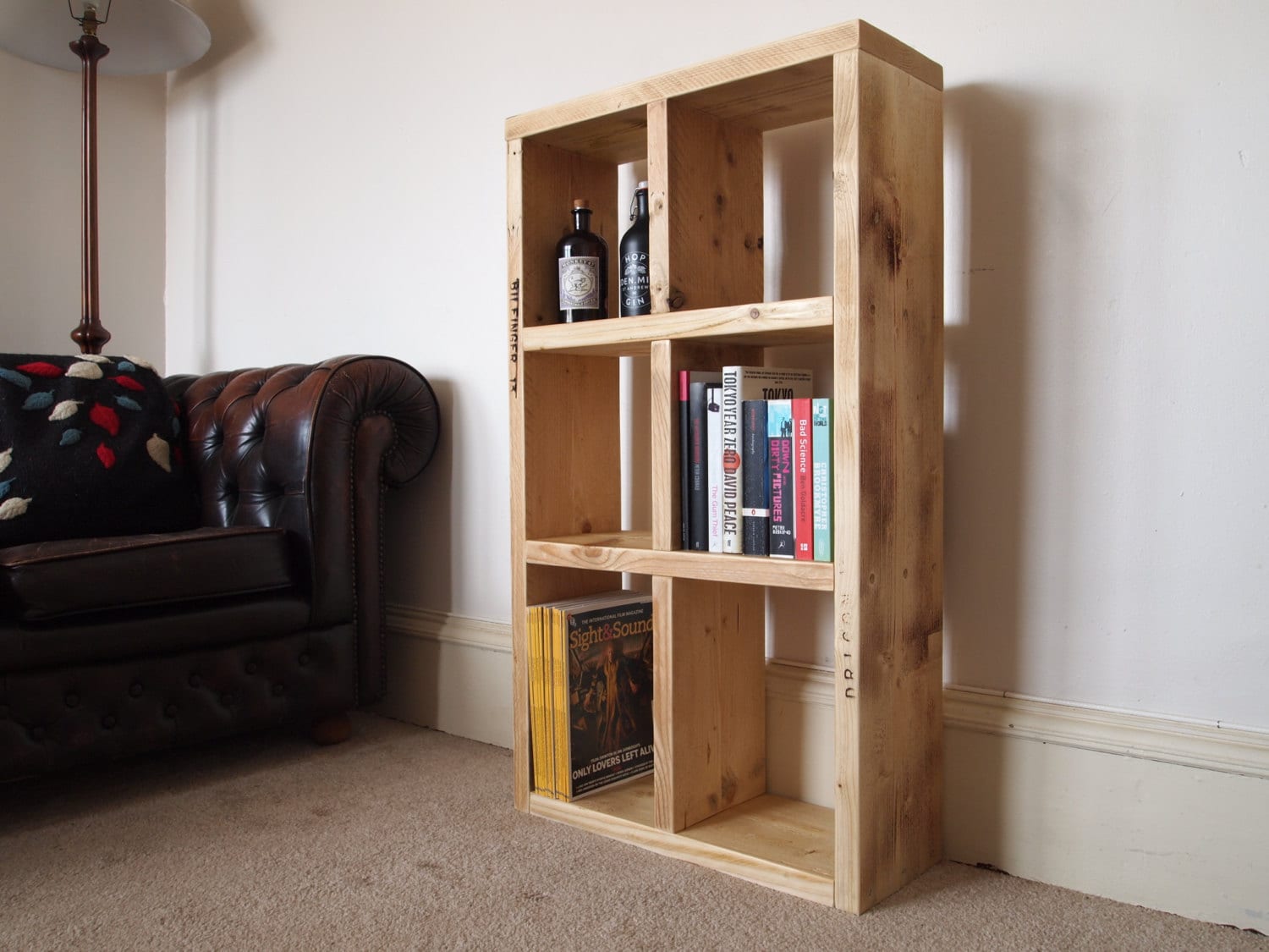 Reclaimed Scaffolding Board Bookcase Or Display Unit