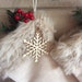 Cream Ivory With Tan Fur Rustic Elegant Christmas By Cmarieandco