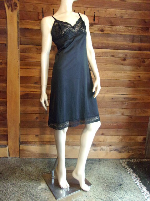 Vintage Lingerie S Vassarette Underneath It All Black Size