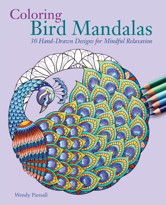 Libro De Adulto Para Colorear Colorear Mandalas Aves