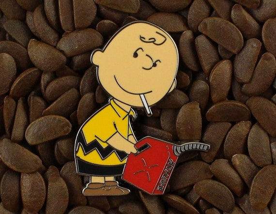 Charlie Brown Peanuts Pins Banksy Graffiti Pin